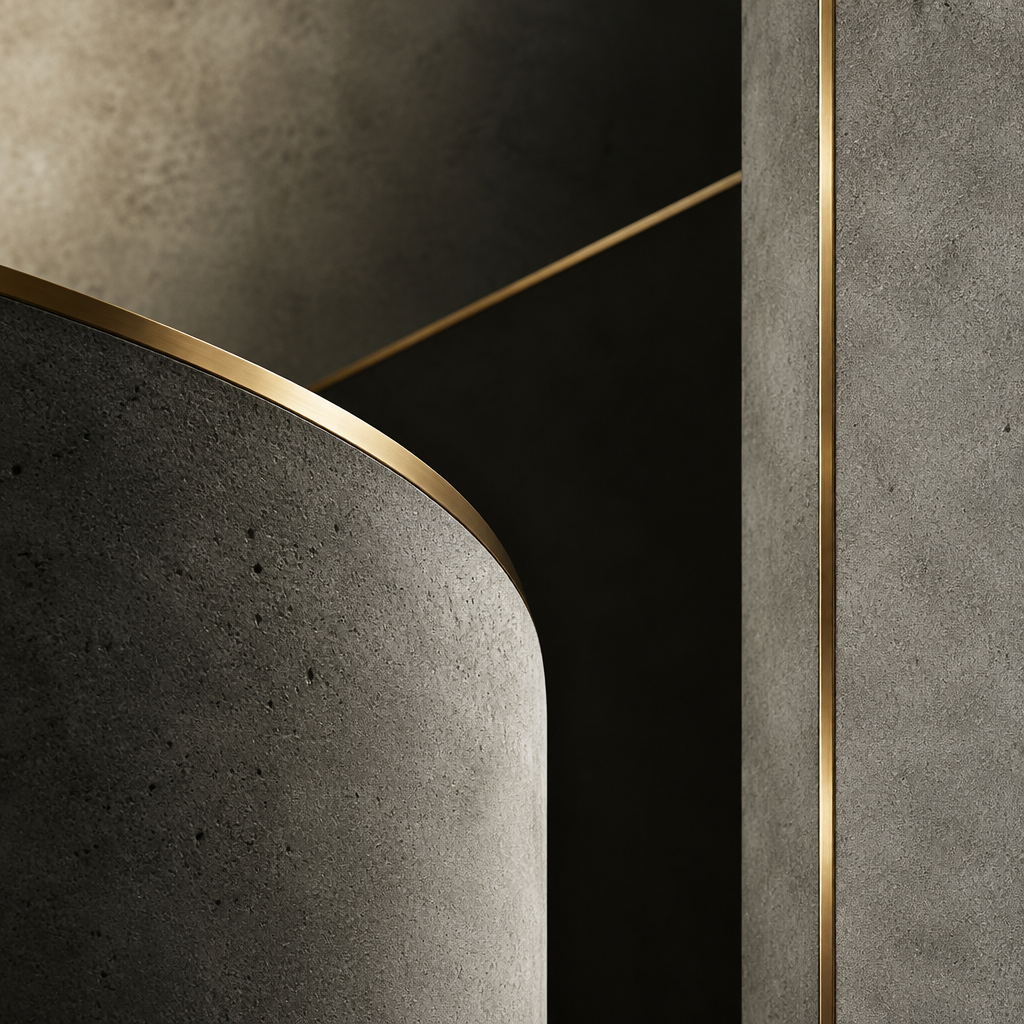 Abstract architectural geometric detail