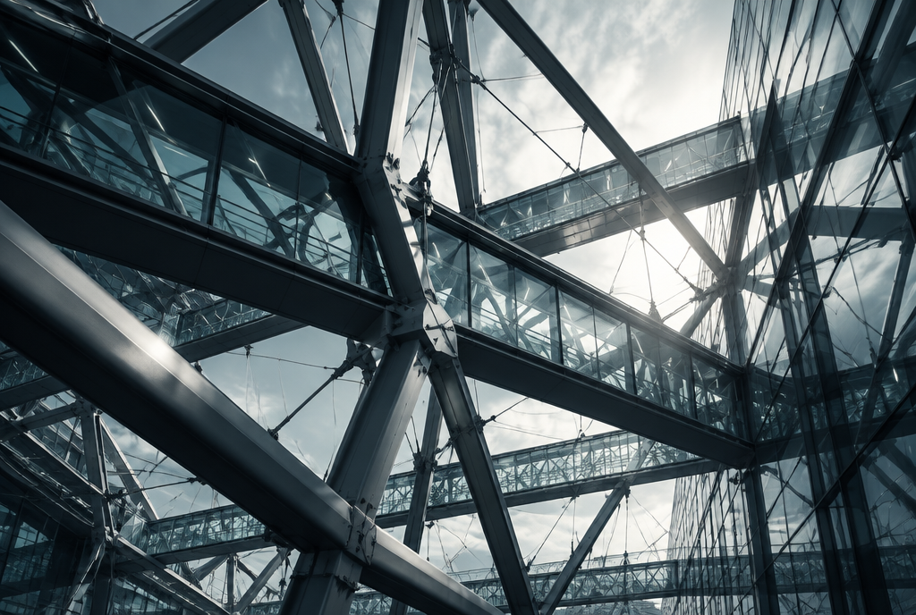 Connected group infrastructure, steel and glass